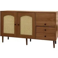 Okwish Sideboard aus Eiche, 130x75.5x40 cm