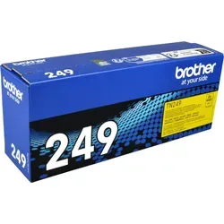 Brother Toner TN-249Y - Original Gelb Toner, hohe Kapazität für bis zu 4.000 Seiten, ideal für professionelle Farbdrucke
