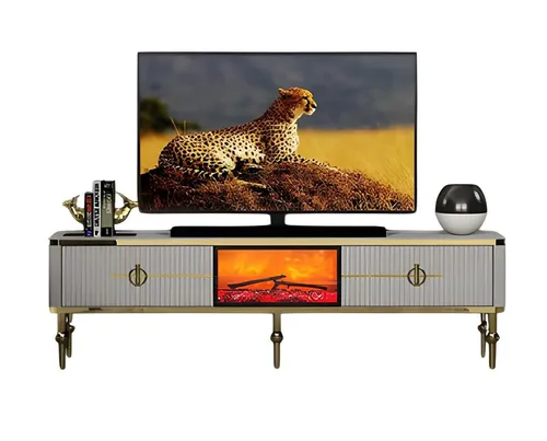TV Lowboard Wohnzimmerschrank Fernsehtisch Modern - Stylisches TV-Lowboard in Weiß, ideal für Ihr Wohnzimmer. Mit 2 Schubladen und 1 Regalfach bietet es ausreichend Stauraum und verleiht Ihrem Raum eine moderne Note.