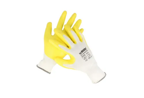 Ulith Arbeitshandschuhe Montage-Feinstrickhandschuhe - Gelbe Nitril-Beschichtung