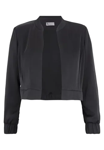 Vera Mont Damen Blouson langarm - Festliche Funktionsjacke aus 100% Polyester, lässig geschnitten und ideal für besondere Anlässe. Ein Must-Have für jeden Kleiderschrank!