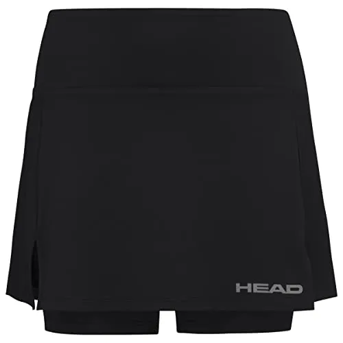 HEAD Damen Club Basic W Skirts, Schwarz, S EU in schwarz von HEAD