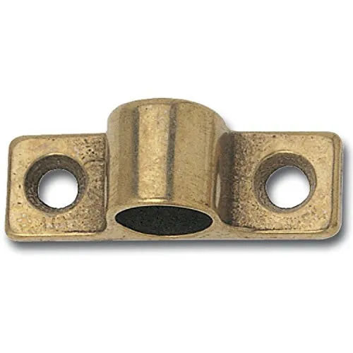 Schließblech zu Oberlichtschnapper o. Überschlag, Messing natur