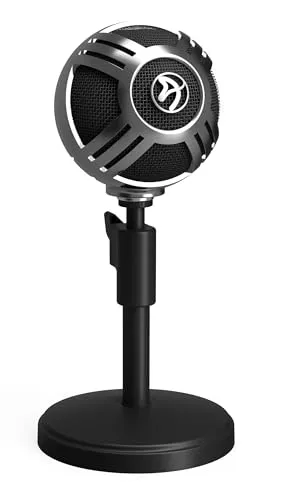Arozzi Sfera Gaming Streaming Office USB Microphone - Hochwertige Kondensatorkapsel, Kardioid-Richtcharakteristik und boom-arm-kompatibel, ideal für Streamer und Podcaster