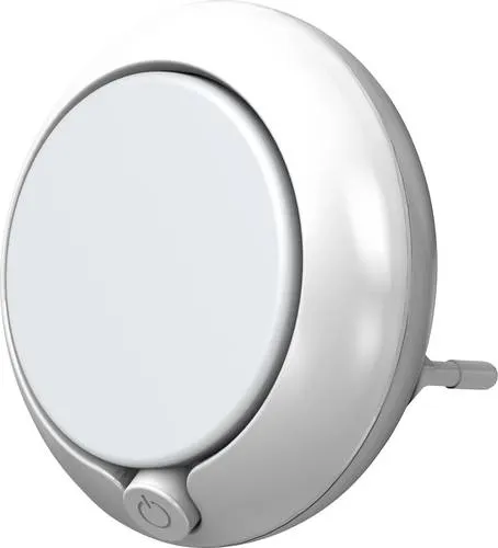 OSRAM HOMELIGHTING Lunetta Rund LED-Nachtlicht Warmweiß - Praktisches Nachtlicht mit integriertem Tag-/Nacht-Sensor und Ein-/Ausschalter. Energieeffizient und ideal für Schlafzimmer und Kinderräume.