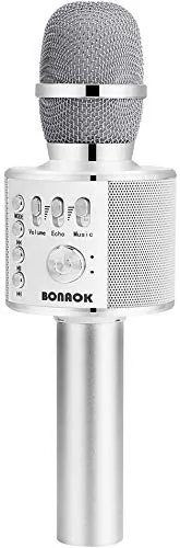 BONAOK Drahtloses Bluetooth-Karaoke-Mikrofon