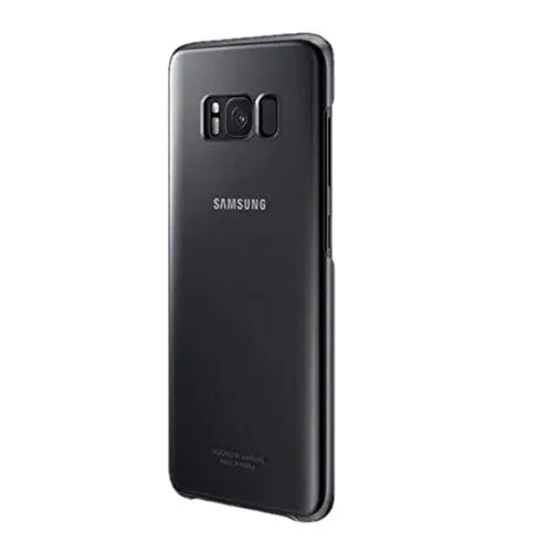 Samsung EF-QG955CBEGWW Clear Cover (geeignet für Samsung Galaxy S8+) grau
