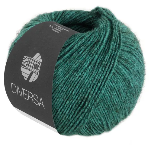 LANA GROSSA DIVERSA Häkelwolle, 210 m (leichtes Baumwoll-Mischgarn mit zartem Mélange-Effekt), 50 g