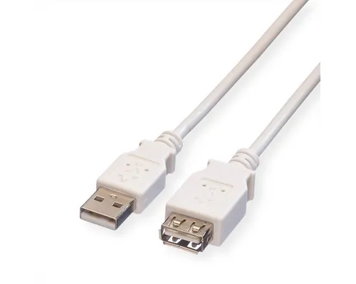 VALUE USB 2.0 Verlängerungskabel USB-Kabel, USB 2.0 Typ A Männlich (Stecker), USB 2.0 Typ A Weiblich (Buchse) (80.0 cm), Typ A-A, ST/BU