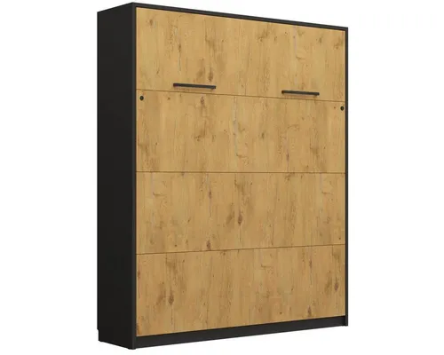 QMM Schrankbett Wandklappbett vertikal GN 160x200 mit LED