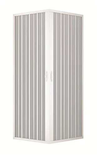 Duschkabine mit Schiebetür 80 x 80 cm – Verstellbar und Praktisch