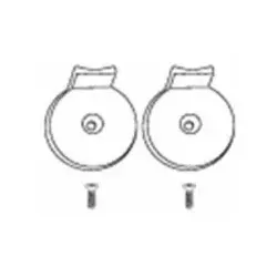 Pressalit Spezialpufferset gegen seitl. Verrutschen