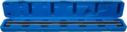 BGS 8397 Präzisions-Flachlineal 600 mm - Hochpräzises Flachlineal aus Stahl für Arbeiten mit Fühlerlehren, ideal für bis zu 6-Zylinder Reihenmotoren, Länge: 600 mm, Toleranz < 0,05 mm.
