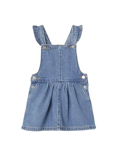 Vertbaudet Baby Jeans-Latzkleid Blue Stone 68