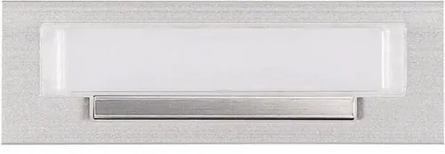 Elcom REH032Y AVZ-REB Ruftaster mit Namensschild - AVZ-REB Ruftaster mit beleuchtetem Namensschild aus Aluminium, ideal für moderne Eingangsbereiche und sorgt für klare Identifikation.