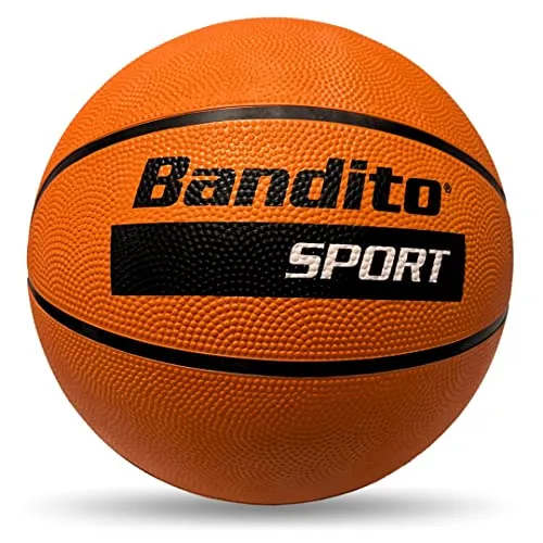 Bandito Basketball in offizieller Turniergröße, Größe 7, optimaler Grip und Sprungverhalten, Indoor und Outdoor