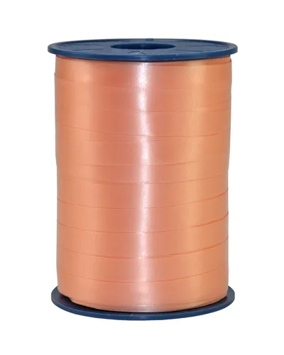 Polyband/Ringelband/Kräuselband 10mm/250m Apricot 10-034 von Präsent