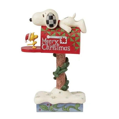 Peanuts By Jim Shore Snoopy und Woodstock Mail Figurine