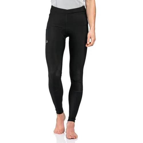 Schöffel Damen Skin Pants Warm 4h L - Atmungsaktive Radhose mit Polster - Fahrrad Unterhosen für optimalen Komfort: 3D-thermogeformtes Sitzpolster, bakterienhemmende Silbernitrat-Behandlung und hohe Atmungsaktivität für perfekte Performance.