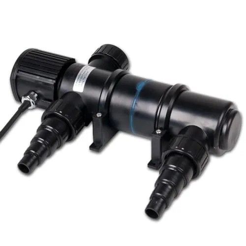 UVC Teichklärer 11 Watt - Chemiefreie Wasserdesinfektion - UV-Sterilisatoren für klares Teichwasser, bekämpft Algen und Keime ohne Chemie, ideal für Teiche bis 12.000 Liter, schont Pflanzen und Fische.