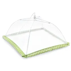 Produktbild Metaltex Deutschland GmbH Metaltex Fliegenhaube, faltbar, Insektenhaube zum Schutz von Lebensmitteln vor Fliegen und Ungeziefer, Maße: 35 x 17 x 35 cm, Polka Dots 116232000