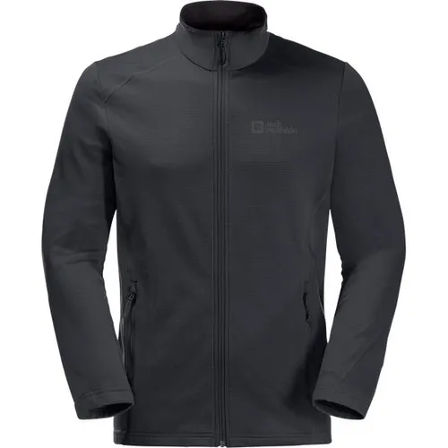 Jack Wolfskin Herren Kolbenberg Fz M Fleecejacke, Phantom, XL EU - Funktionsjacke, idealer Mid-Layer mit 2 praktischen Hüfttaschen für zusätzlichen Komfort und Weichheit.