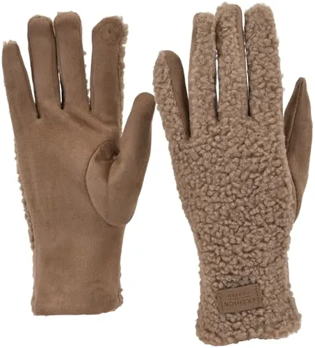 Handschuhe & Fausthandschuhe Beige von styleBREAKER