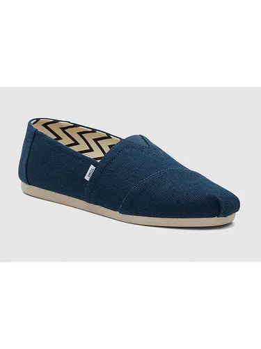 TOMS Dunkelblaue Slipper für Herren, Größe 45 - Bequeme TOMS Slipper in Dunkelblau, Größe 45. Ideal für den Alltag, mit rutschhemmender Laufsohle und verstärkten Kappen für zusätzlichen Komfort. Perfekt für stilvolle Herren.