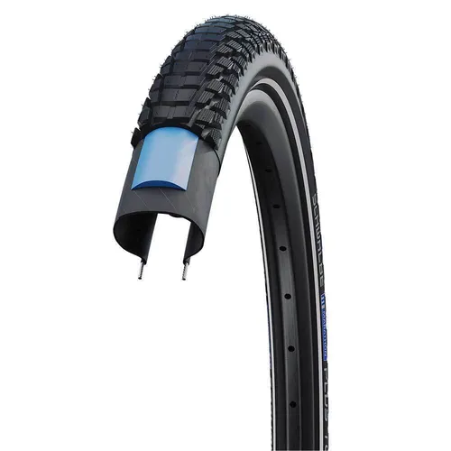 Schwalbe Marathon Plus Tour 55-584 SmartDualGuard Reflex Drahtreifen 27.5x2.15 - Fahrradreifen mit Durchstoßsicherheit, ideal für City Bikes, Trekkingräder und E-Bikes. Perfekt für sicheres Fahren auf allen Strecken.
