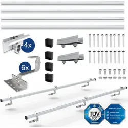 PV Photovoltaik Solarpanel Halterung 2er Montage Set für Ziegeldach