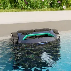 WYBOT Poolroboter C2 - Akku-Pool-Staubsauger für Einbaupools - Effizienter Saugroboter für Fliesen, Vinyl und mehr, mit doppelter Reinigungsfiltration und ideal für Pools bis 150 m².