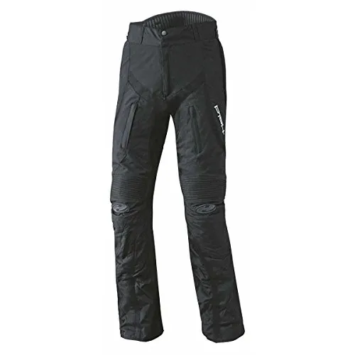 Held Link Sportliche Motorrad Textilhose in Schwarz, Größe L - Hochwertige Motorrad Textilhose mit höhenverstellbaren Soft-Protektoren und Antirutsch-Gewebe für optimalen Halt. Atmungsaktives Mesh-Innenfutter sorgt für Komfort bei jeder Fahrt.