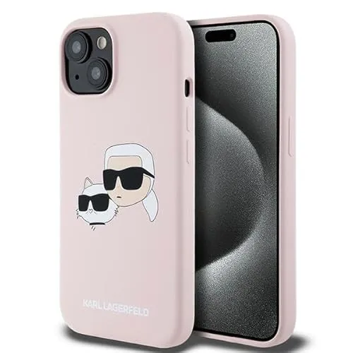 CG MOBILE Karl Lagerfeld KLHMP15SSKCHPPLP Hülle für iPhone 15/14/13 6.1