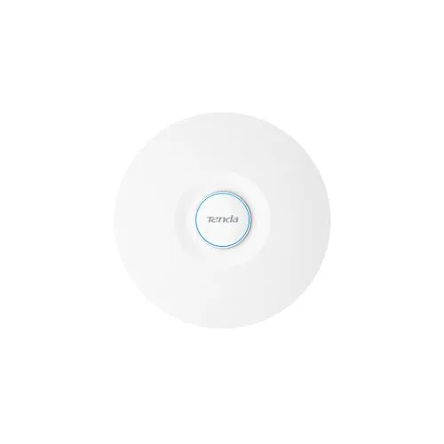 Tenda i29 AX3000 WiFi 6 PoE Access Point - Wireless Access Point mit ultraschnellen 2402 MBit/s, 500㎡ WLAN-Abdeckung und einfacher Verwaltung über App oder Weboberfläche. Ideal für hohe Client-Zahlen dank neuester WLAN 6-Technologie.