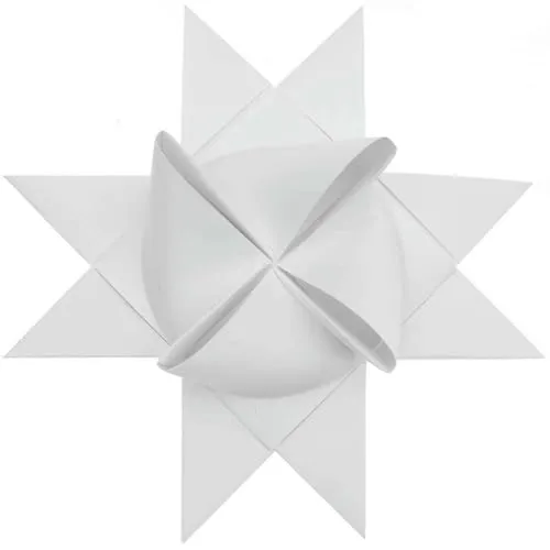 Rico Design Fröbelsterne XXL 5 Stk. Papierstreifen - Hobbys & Handwerk - Perfekt für festliche Deko und Tannenbaumschmuck, einfach zu basteln mit Online-Anleitung und FSC-zertifiziert für Nachhaltigkeit.