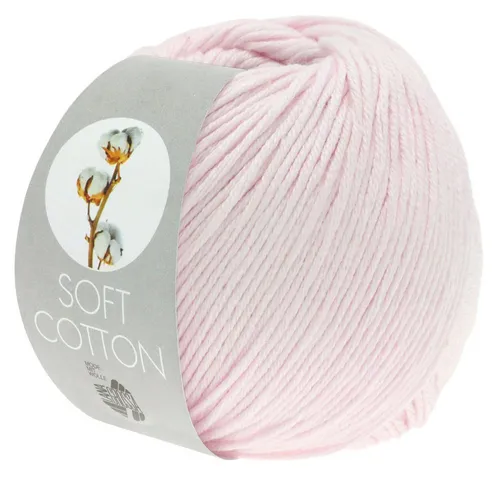 LANA GROSSA SOFT COTTON Häkelwolle, 140 m – Weiches Garn für kreative Projekte - Entdecke die LANA GROSSA SOFT COTTON Häkelwolle: Ein vielseitiges Garn mit samtiger Haptik, ideal für Kleidung und Accessoires. Pflegeleicht und langlebig – perfekt für kreative Bastelprojekte!