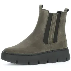 Gabor Damen Chelsea Boots - Best Fitting Übergangsstiefel - Wanderschuhe mit flachem Absatz und praktischem Reißverschluss, ideal für den Übergang. Hergestellt aus hochwertigem Rauleder für optimalen Komfort und Style.