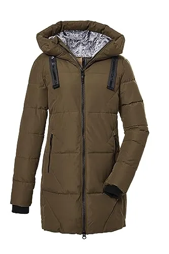 G.I.G.A. DX by killtec Funktionsmantel Steppparka GW 15 braun 44 - Funktionsjacke in Camel, ideal für Outdoor-Aktivitäten, mit wind- und wasserabweisenden Eigenschaften für optimalen Schutz.