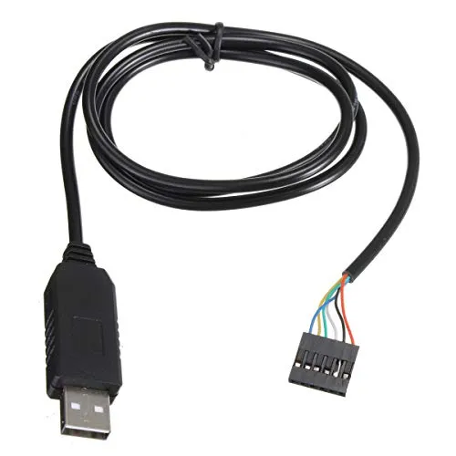 TECNOULAB 1 Stück FTDI FT232RL USB zu Seriell Adaptermodul 6-Pin USB zu TTL RS232 Kabel