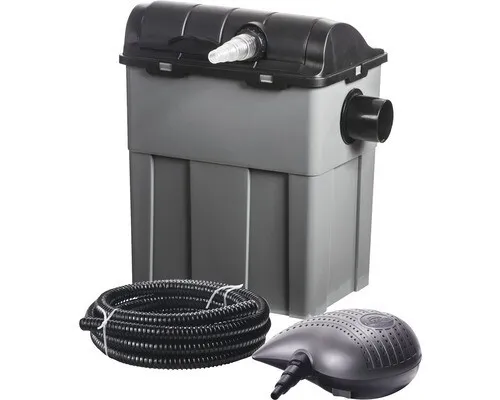 Heissner Teichfilter-Komplettset Filter 3300l/h FPU10100 #LB