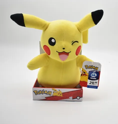 Pokémon PKW0102-30cm Plüsch - Relaxo - Stofftier & Teddybär, 30 cm großer, superweicher Relaxo Plüsch, ideal für Pokémon-Fans und perfekt zum Kuscheln und Mitnehmen.