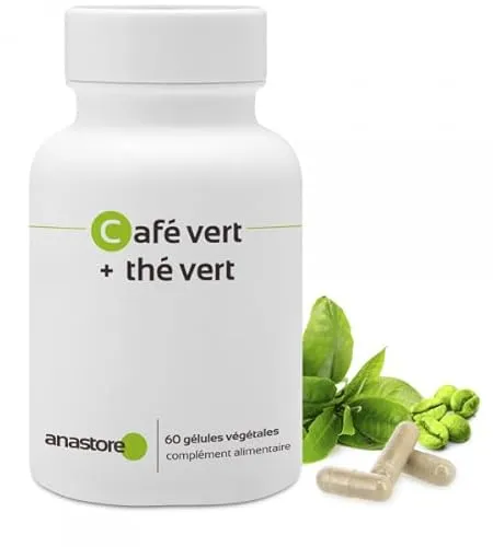 GRÜNER KAFFEE (SVETOL) + GRÜNER TEE * 400 mg / 60 Kapseln * Fettverbrenner * Titrierte und bewährte Extrakte *