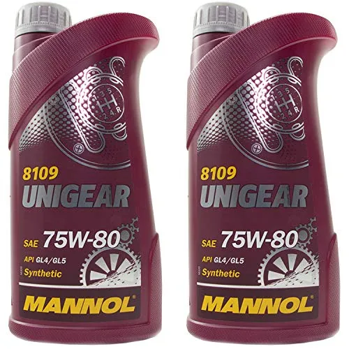 Getriebeöl Getriebe ÖL 8109 Schaltgetriebe 75W-80 API GL-4/GL-5 2x 1 Liter