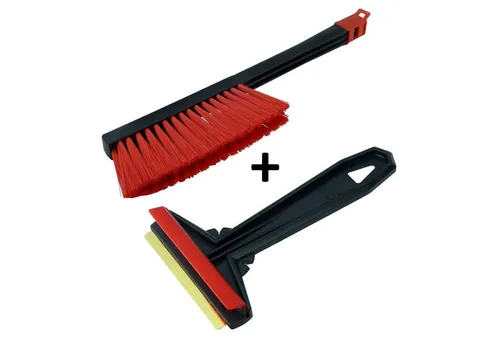 L & P Car Design Eiskratzer Auto 1 Set Eisschaber 165 mm + Schneebürste 395 mm Messingklinge Original Murska