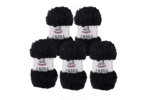 VLNIKA 500g Strickgarn Panda - Häkelwolle mit 66 m - Entdecke das vielseitige VLNIKA Strickgarn Panda für kreative Projekte! Ideal für Kuscheltiere, modische Accessoires und mehr. Mit changierenden Farben für einen natürlichen Look. 100 % Polyester, empfohlene Nadelstärke: 8.