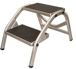 HABA Alu-Trittstufe Darwin - Tritthocker aus hochwertigem Aluminium, belastbar bis 150 kg. Ideal für sicheres Arbeiten in Haushalt und Garten.