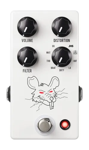 JHS PEDALS PackRat White - Overdrive Distortion Fuzz