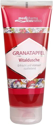 Granatapfel Vitaldusche - Arzneimittel für empfindliche Haut, revitalisiert mit Granatapfelextrakt und schützt vor Austrocknung, ideal für die tägliche Körperpflege.
