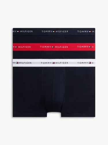 Tommy Hilfiger Underwear Trunk TRUNK 3 PACK (3-St) mit kontrastfarbenem Logobund XL (54) - Bequeme Unterwäsche im 3er-Pack, ideal für den täglichen Gebrauch. Der elastische Bund sorgt für perfekten Sitz. Hochwertige Baumwollmischung bietet angenehmen Tragekomfort.