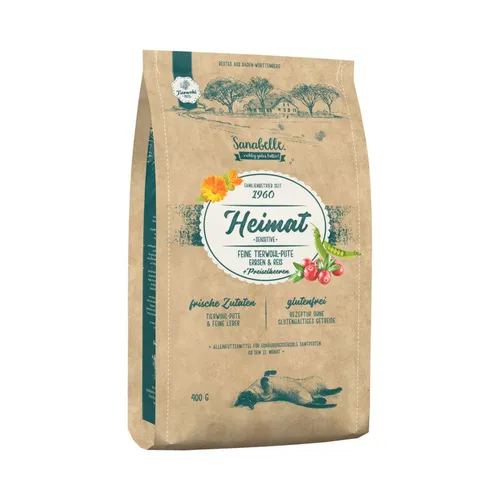 Bosch Petfood Sanabelle Heimat Adult feine Tierwohl-Pute mit Erbsen & Reis 400 g, für: Katze